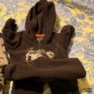 Footed fleece outfit